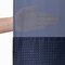 Americanflat 72x75 Hookless Waffle Pattern Shower Curtain - Water-Resistant Long Shower Curtain with Sheer Panel, Snap-In Liner, and Grommets